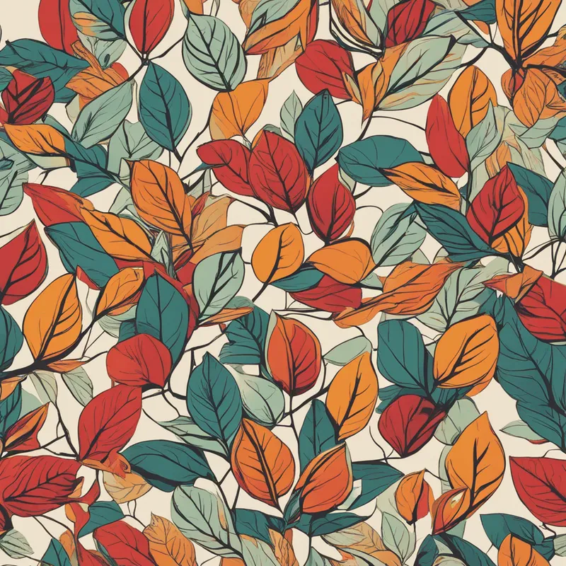 AIで作成したホオノキの色とりどりの画像（実際は似ていない）