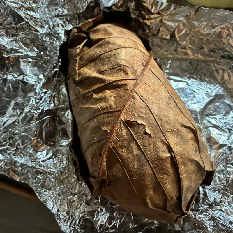 紅はるかの朴葉芋