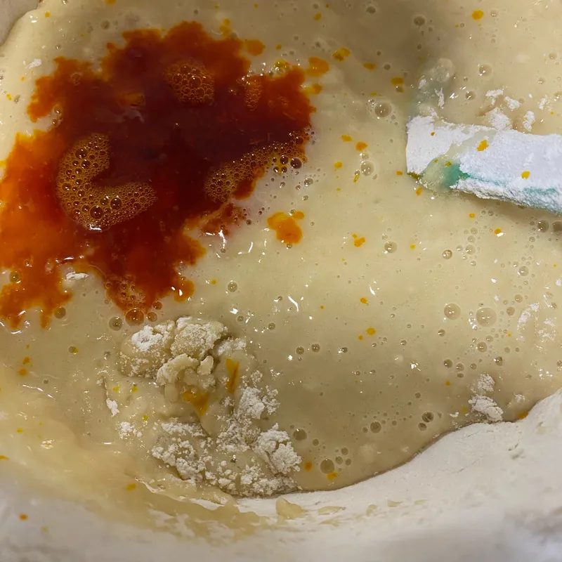 サフランを入れる工程